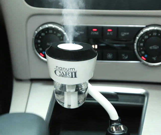 Car Humidifier and Air Purifier with USB Charger