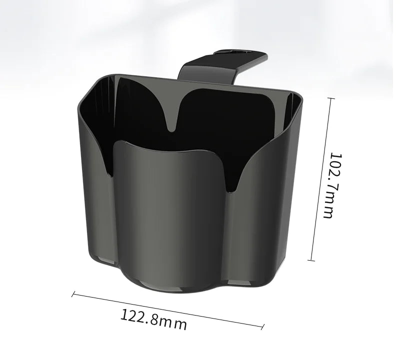 Car Trash Can with Seat Storage Box and Hook Design