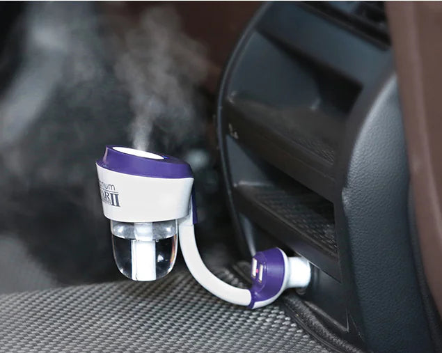Car Humidifier and Air Purifier with USB Charger