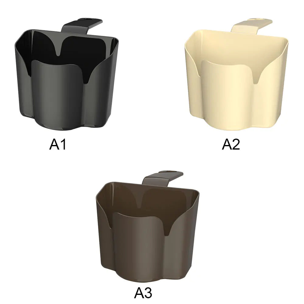 Car Trash Can with Seat Storage Box and Hook Design